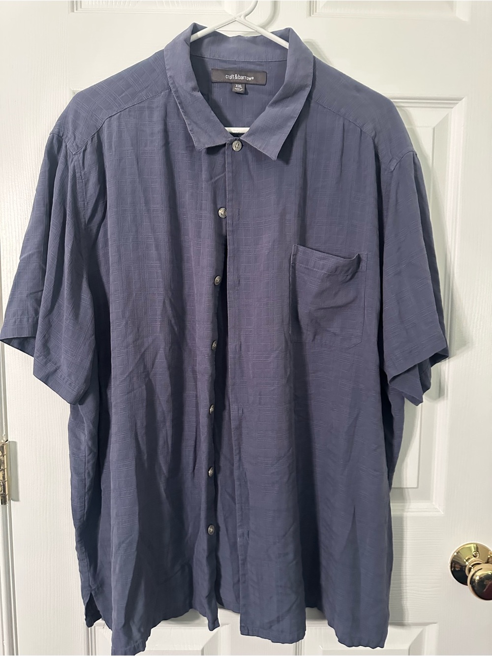 croft & barrow Men’s Short-Sleeve Button-Down Shirt in Slate